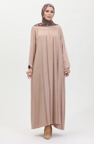 Glitter Piping Robe Dress 25Y1217-01 Mink 25Y1217-01