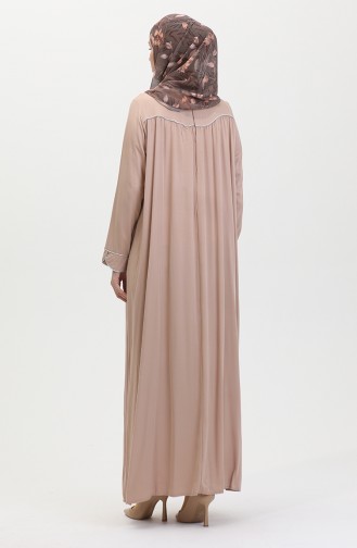 Glitter Piping Robe Dress 25Y1217-01 Mink 25Y1217-01