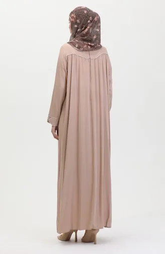 Glitter Piping Robe Dress 25Y1217-01 Mink 25Y1217-01