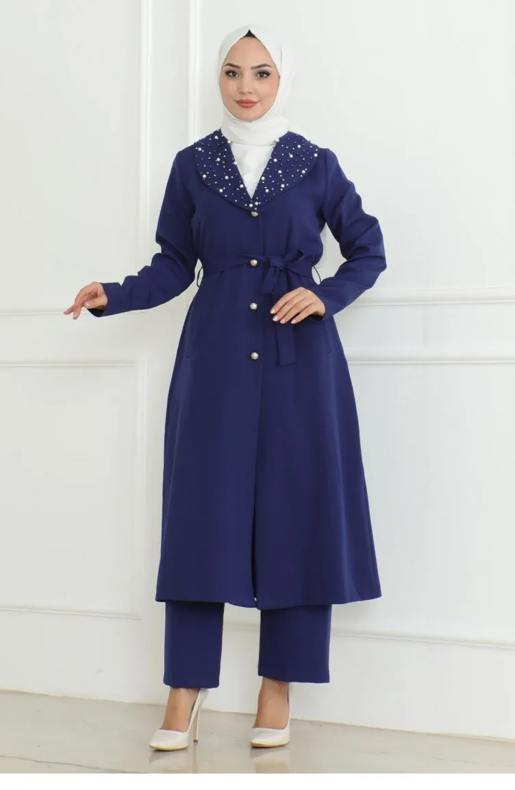 Perlendetailanzug Indigo 19216 15278