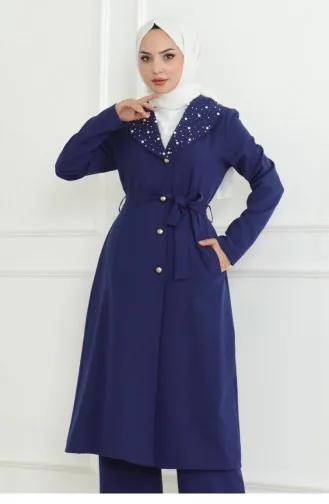 Perlendetailanzug Indigo 19216 15278