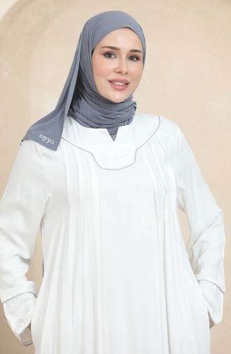 Paspelierung Plus Size Belmando Kleid 25Y9053-03 Ecru 25Y9053-03