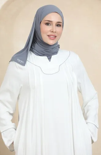 Paspelierung Plus Size Belmando Kleid 25Y9053-03 Ecru 25Y9053-03