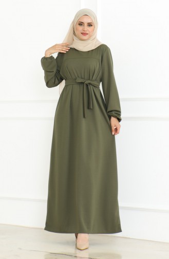 Belted Sports Dress 3028-06 Khaki 3028-06