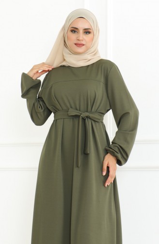 Belted Sports Dress 3028-06 Khaki 3028-06