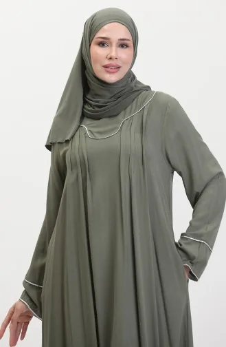 Paspelierung Plus Size Belmando Kleid 25Y9053-04 Khaki 25Y9053-04