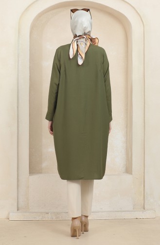 Dunkel Khaki Tunikas 6433-13