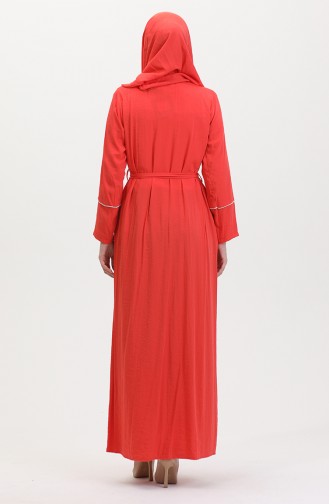 Robe Détail Pierre Avec Châle 25Y9011-04 Fleur De Grenade 25Y9011-04