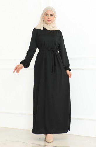 Robe De Sport A Ceinture 3028-02 Noir 3028-02