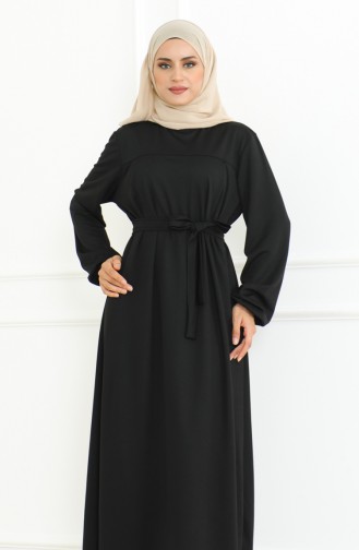 Robe De Sport A Ceinture 3028-02 Noir 3028-02