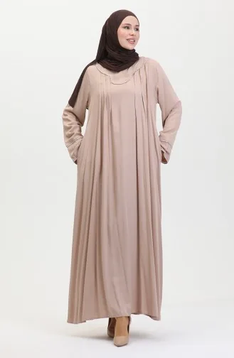 Paspelierung Plus Size Belmando Kleid 25Y9053-01 Nerz 25Y9053-01