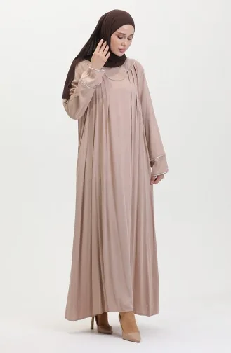Paspelierung Plus Size Belmando Kleid 25Y9053-01 Nerz 25Y9053-01