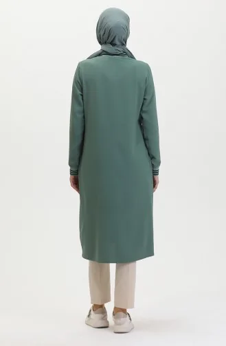 Geribbelde Cape 1014-01 Groen 1014-01