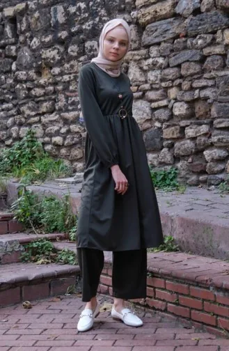 Ketting Tuniek Broek Dubbel Pak 0583-07 Kaki 0583-07