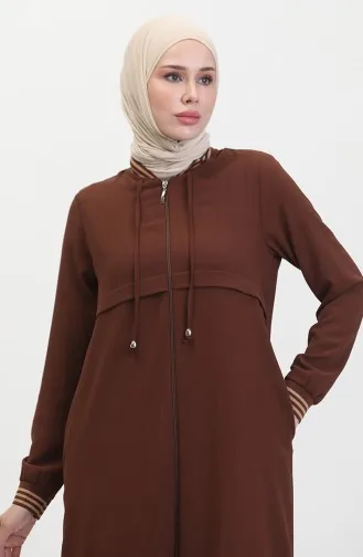 Gerippter Umhang 1014-03 Braun 1014-03