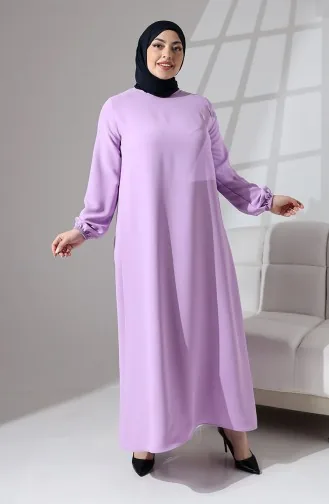 Grote Maten Dubai-jurk 0721-01 Lila 0721-01