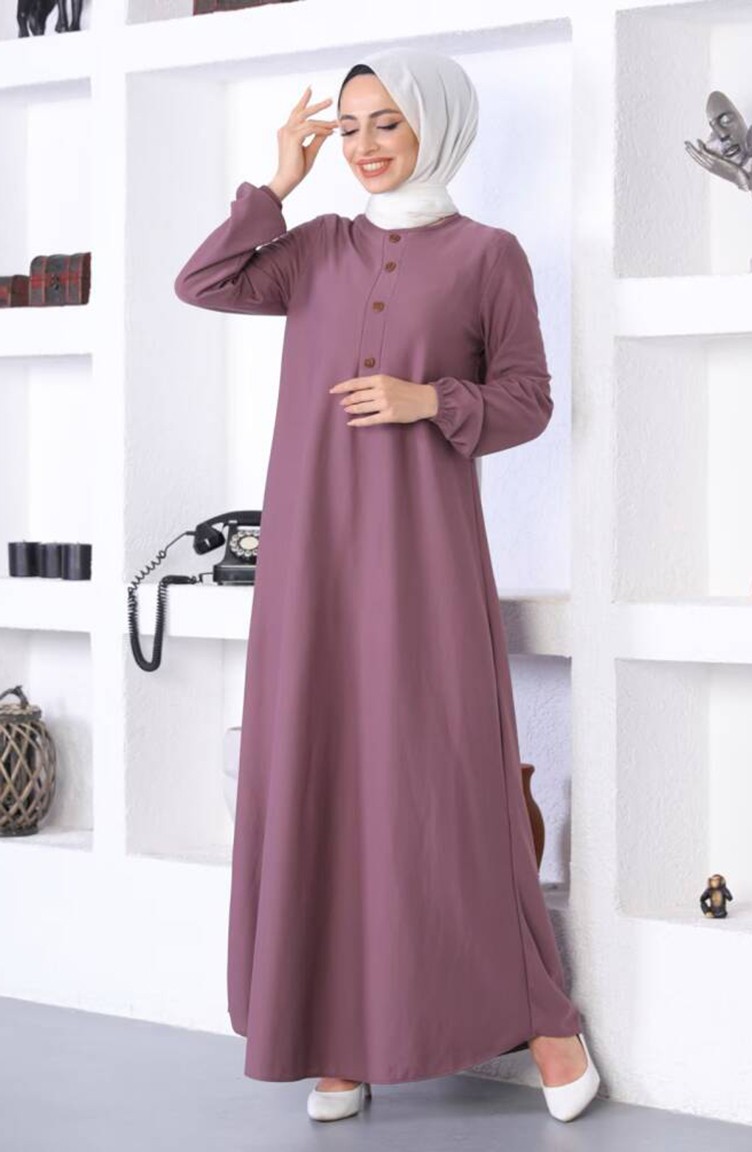 Robe a Manches Elastiques 0578 10 Rose Poudre 0578 10 Sefamerve