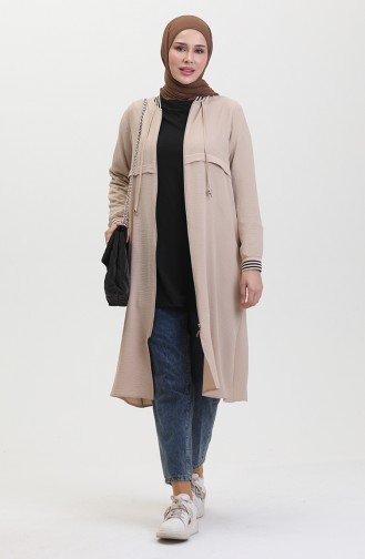 Geribbelde Cape 1014-02 Mink 1014-02