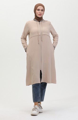 Geribbelde Cape 1014-02 Mink 1014-02