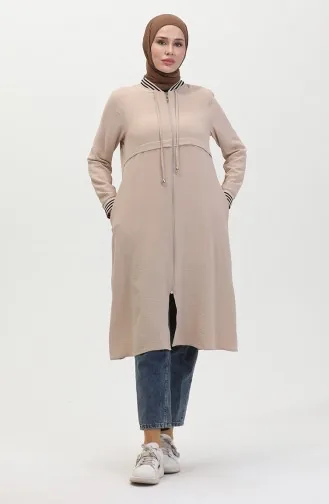 Geribbelde Cape 1014-02 Mink 1014-02