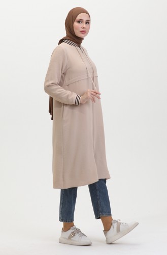Geribbelde Cape 1014-02 Mink 1014-02
