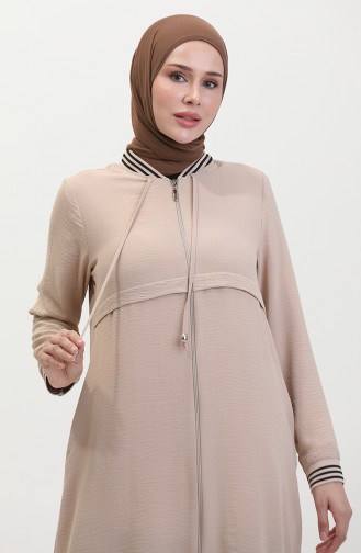 Geribbelde Cape 1014-02 Mink 1014-02