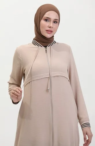Geribbelde Cape 1014-02 Mink 1014-02
