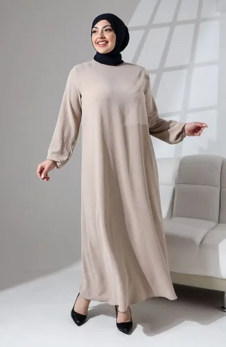 عباية سادة بأزرار مقاس كبير  0712-01 فيزون 0712-01