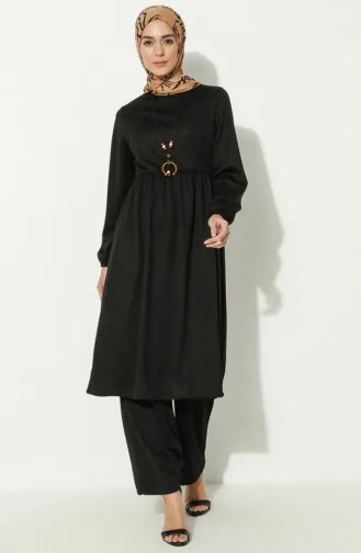 Ketting Tuniek Broek Dubbel Pak 0583-03 Zwart 0583-03