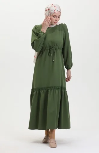 Robe Manches Elastiques 8005-05 Vert 8005-05