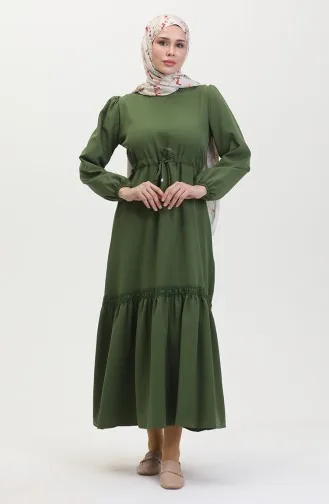 Robe Manches Elastiques 8005-05 Vert 8005-05