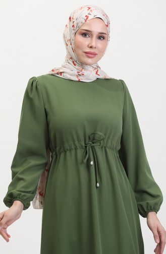 Robe Manches Elastiques 8005-05 Vert 8005-05