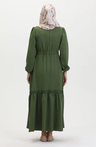 Robe Manches Elastiques 8005-05 Vert 8005-05