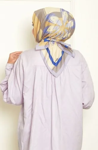 وشاح البابونج الحريري المنقوش باللون الأرجواني Camomilebursa00 069 00_069