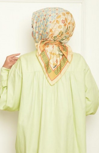 Lila Bursa Zijden Sjaal Met Patroon Goud Leylakbursa00 039 00_039