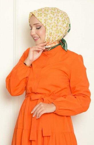 Lilac Bursa Silk Patterned Scarf Emerald Leylakbursa00 052 00_052