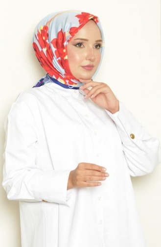 Lilyum Bursa Silk Patterned Scarf Saks Lılyumbursa00 051 00_051