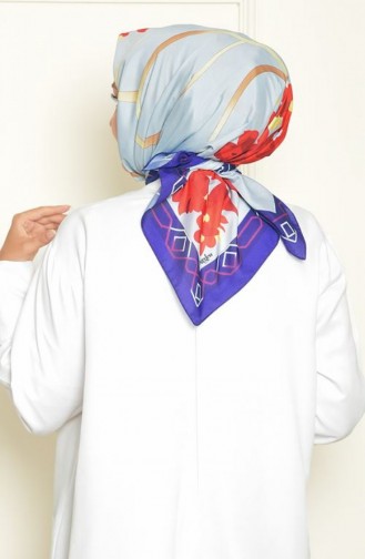 Lilyum Bursa Silk Patterned Scarf Saks Lılyumbursa00 051 00_051