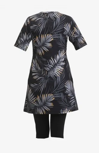 Hijab-badpak 24712-03 Antraciet 24712-03