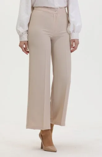 Broek Met Wijde Pijpen 1152-01 Beige 1152-01