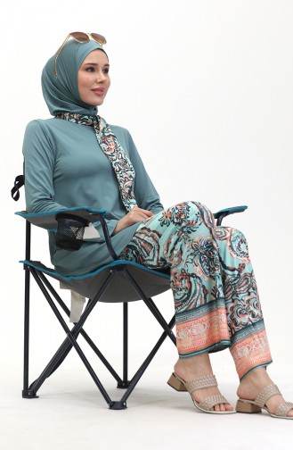 Hijab-Badeanzug 24602-01 Grün 24602-01