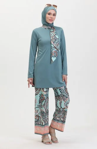 Hijab Swimsuit 24602-01 Green 24602-01