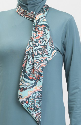 Hijab-Badeanzug 24602-01 Grün 24602-01