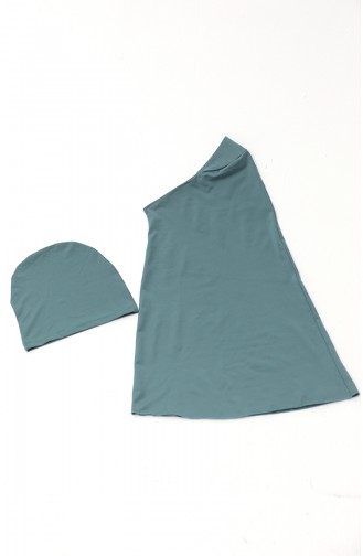 Hijab-Badeanzug 24602-01 Grün 24602-01