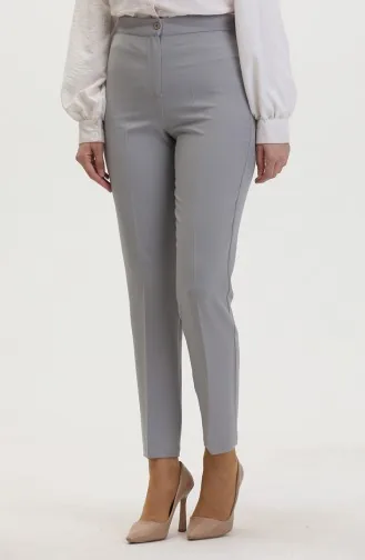 Straight Leg Trousers 1153-07 Gray 1153-07