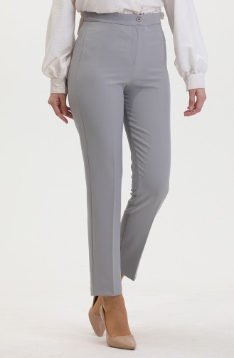 Düz Paça Pantolon 1153-07 Gri
