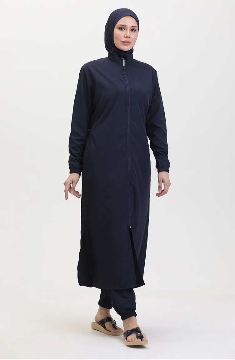 Hijab-Badeanzug 23513-02 Marineblau 23513-02