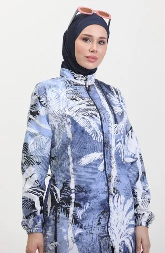 Hijab-Badeanzug 24204-02 Marineblau 24204-02