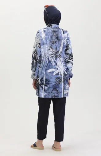 Hijab-Badeanzug 24204-02 Marineblau 24204-02