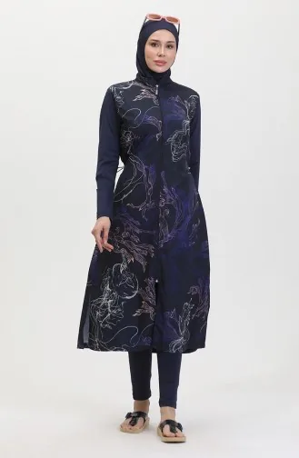 Hijab-Badeanzug 24511-01 Marineblau 24511-01